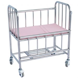 E27不锈钢床边婴儿车（升降护栏）