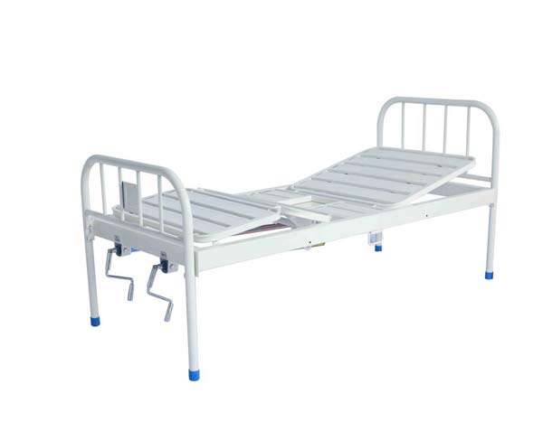 E22钢制喷塑2摇便孔护理床