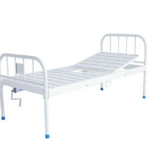 E22A钢制喷塑单摇便孔护理床  (条式床面、便孔）