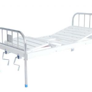 E21不锈钢床头双摇便孔护理床  