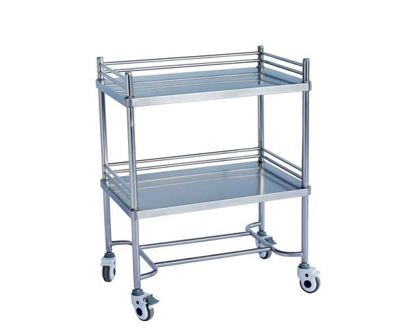 B12全不锈钢双层器械车