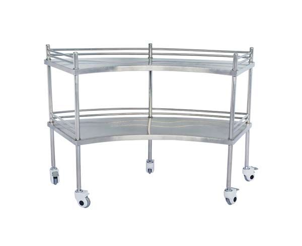 B15全不锈钢扇形器械车