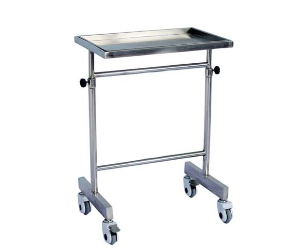 B37全不锈钢双杆方盘仪器车